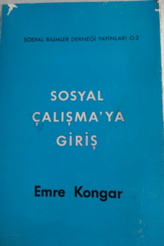 Sosyal Çalışma'ya Giriş Emre Kongar