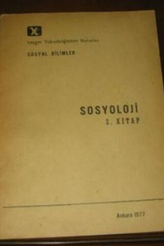 Sosyoloji 2. Kitap Nihat Nirun