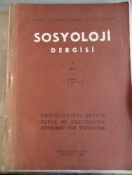 Sosyoloji Dergisi 1954 / 9