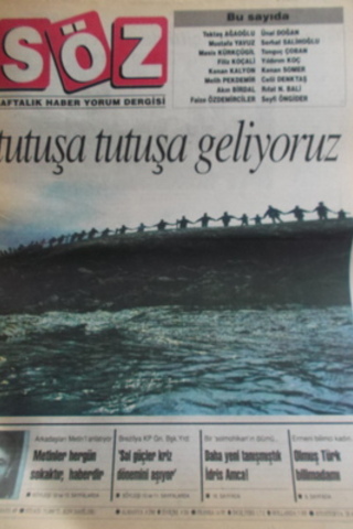 Söz Haftalık Haber Yorum Dergisi 1996 / 49