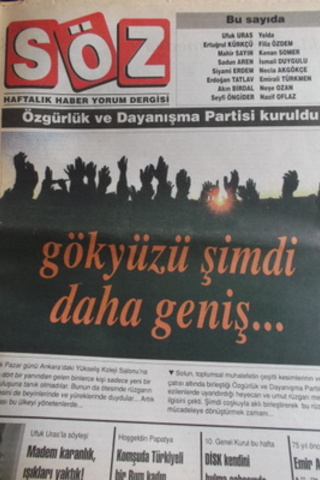 Söz Haftalık Haber Yorum Dergisi 1996 / 50
