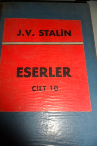 Stalin Eserler Cilt 10 Josef V. Stalin