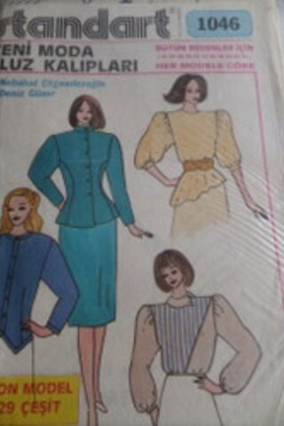 Standart 1046 Yeni Moda Bluz Kalıpları Nebahat Çöğendezoğlu