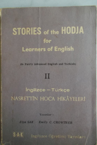 Stories Of The Hodja For Learners Of English II Ziya Sak