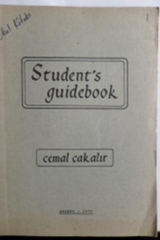 Student's Guidebook Cemal Çakalır