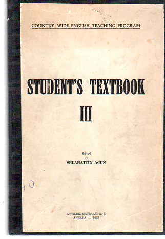 Student's Textbook III Selahattin Acun