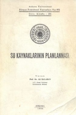 Su Kaynaklarının Planlanması Ali Balaban