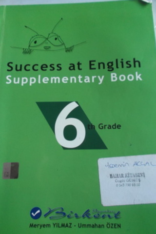 Success At English Supplementary Book 6th Grade Meryem Yılmaz