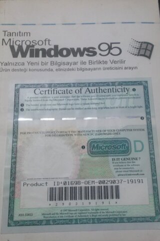 Tanıtım Microsoft Windows 95