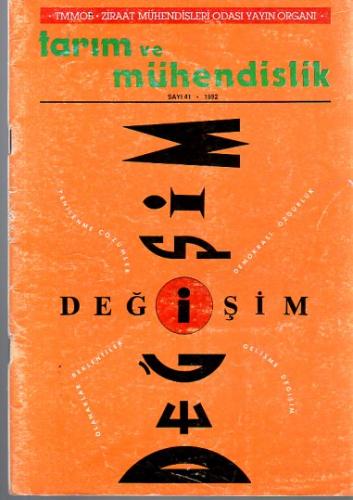 Tarım Ve Mühendislik 1992 / 41