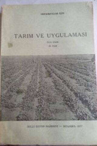 Tarım ve Uygulaması II. sınıf Münir Anameriç