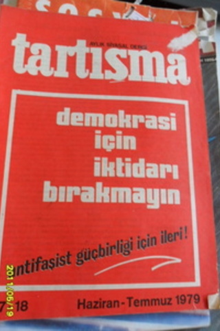 Tartışma Aylık Siyasal Dergi 1979 / 17-18