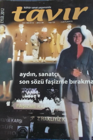 Tavır Kültür Ve Sanat Dergisi 2012 / 123