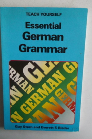 Teach Yourself Essential German Grammar Guy Stern