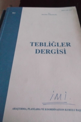 Tebliğler Dergisi 1994 / 83