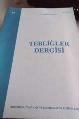Tebliğler Dergisi 1995 / 88