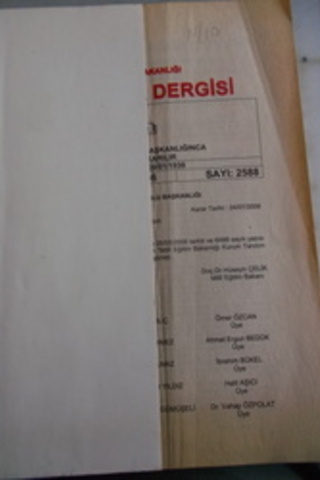 Tebliğler Dergisi 2006 / 69