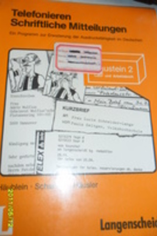 Telefonieren Schriftliche Mitteilungen