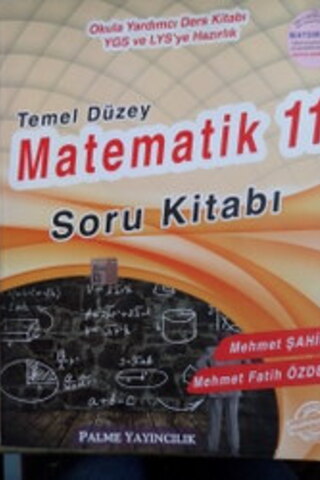 Temel Düzey Matematik 11 Soru Kitabı Mehmet Şahin