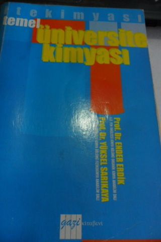 Temel Üniversite Kimyası Ender Erdik