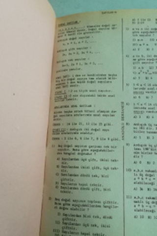 Temel ve Genel Matematik Cilt 1 H. Hilmi Hacısalihoğlu