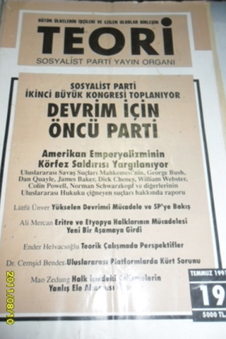 Teori Aylık Dergi 1991 / 19