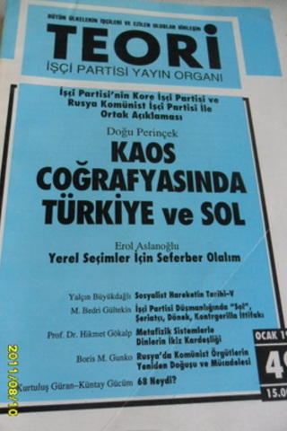 Teori Aylık Dergi 1994 / 49