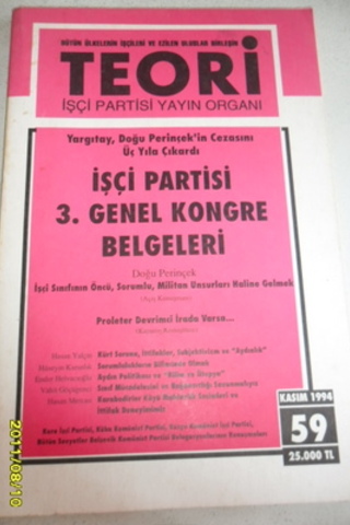 Teori Aylık Dergi 1994 / 59