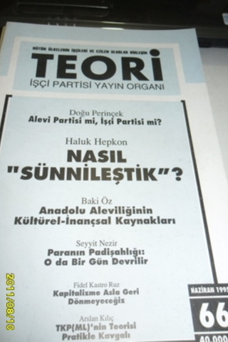 Teori Aylık Dergi 1995 / 66