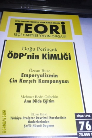 Teori Aylık Dergi 1996 / 76