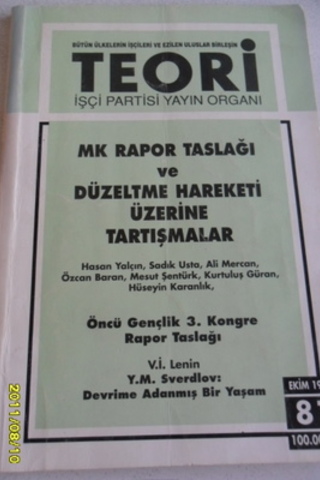 Teori Aylık Dergi 1996 / 81