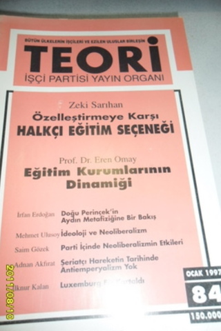 Teori Aylık Dergi 1997 / 84