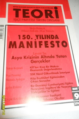 Teori Aylık Dergi 1998 / 98