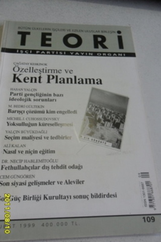Teori Aylık Dergi 1999 / 109