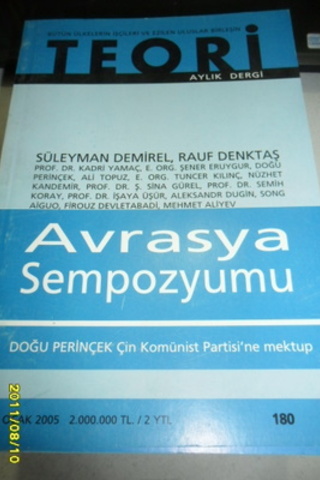 Teori Aylık Dergi 2005 / 180