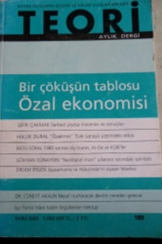 Teori Aylık Dergi 2005 / 189