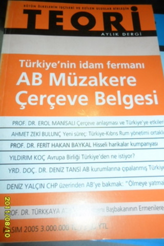 Teori Aylık Dergi 2005 / 190