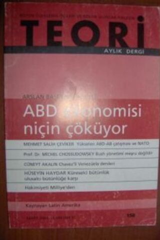 Teori Aylık Dergi / 2006 Sayı: 193.194