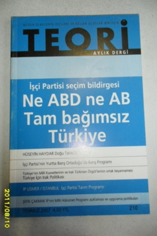 Teori Aylık Dergi 2007 / 210