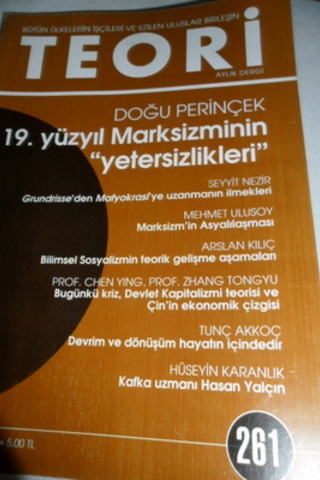 Teori Aylık Dergi 2011 / 261