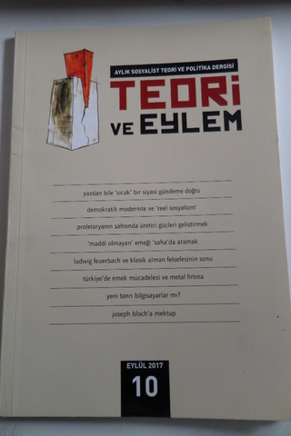 Teori ve Eylem 2017 / 10