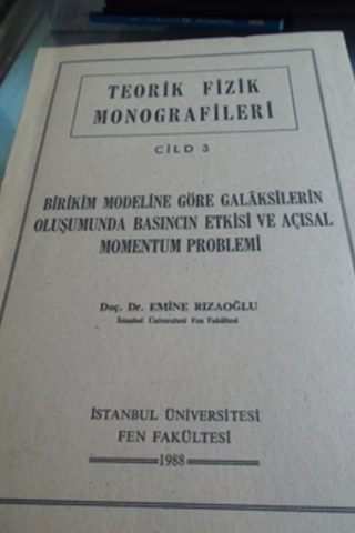 Teorik Fizik Monografileri Cild 3 Emine Rızaoğlu
