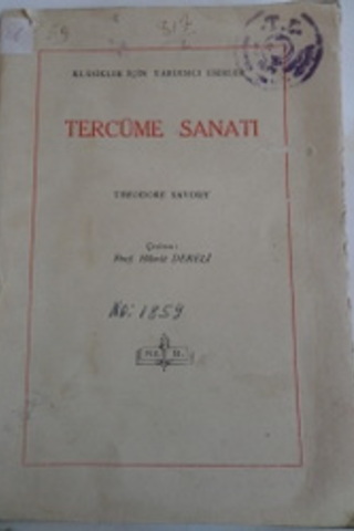 Tercüme Sanatı Theodore Savory