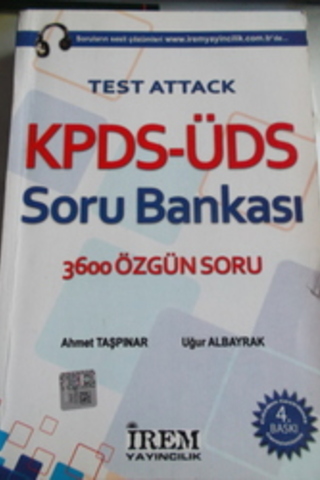 Test Attack KPDS - ÜDS Soru Bankası Ahmet Taşpınar