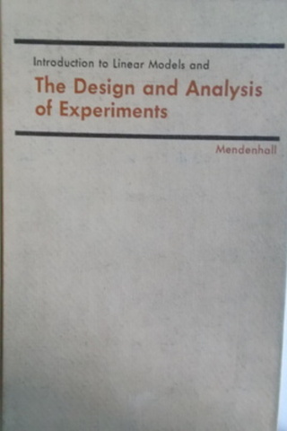 The Design And Analysis Of Experiments William Mendenhall