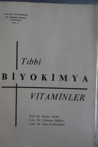 Tıbbi Biokimya Vitaminler Kazım Aras