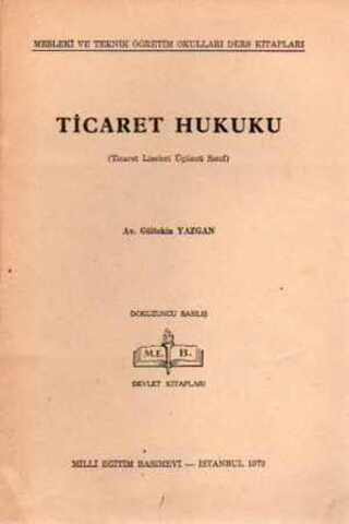 Ticaret Hukuku Gültekin Yazgan