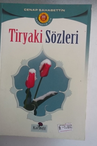 Tiryaki Sözleri Cenap Şahabettin