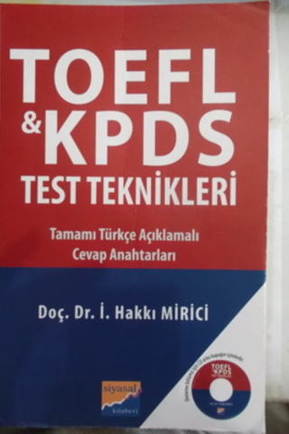 TOEFL & KPDS Test Teknikleri İ. Hakkı Mirici