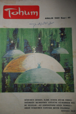 TOHUM AYLIK FİKİR VE SANAT DERGİSİ YIL.4- SAYI.45-ARALIK - 1969
